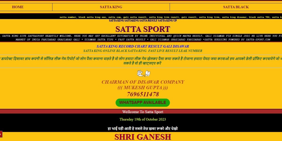 Satta King: The Art and Science of Winning Bets